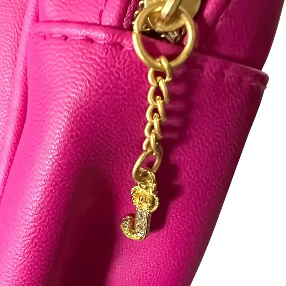 NEW JUICY COUTURE Hot Pink & Black Sequin Backpack Bag FAST SHIPPING NWT 1507-57